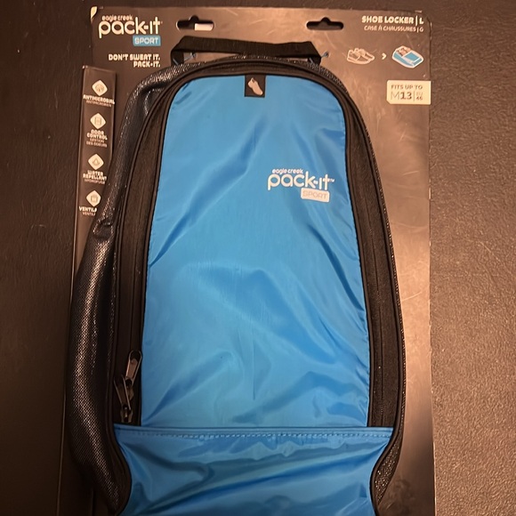 Blue, Eagle Creek shoe pack, size large fits men’s shoe size 13. New never used. - Picture 2 of 5